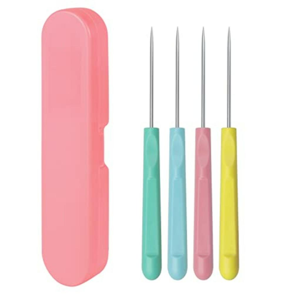 Decorating Tools |  4Pcs 5.2 Inches Sugar Stir Needle, Cookie Scribe Needles Cake Decorating Needle Tool Cookie Decoration Supplies Christmas Gifts for Baking Lovers Baking & Kitchen Decorating Tools