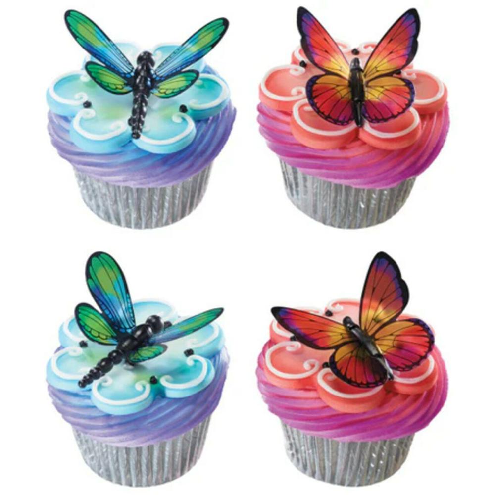 Decorations |  Butterfly Beauty Cake and Cupcake toppers – 6 Pics Per Order Baking & Kitchen Decorations