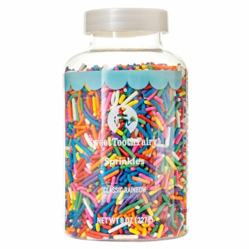 Decorations |  Classic Rainbow Sprinkles, 8oz. Baking & Kitchen Decorations