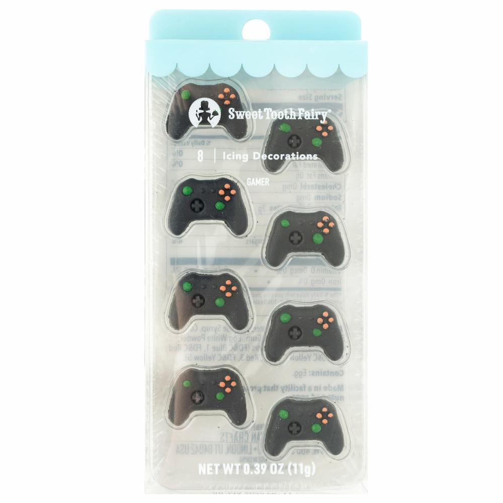 Decorations |  Gamer Icing Decorations, 8ct. Baking & Kitchen Decorations