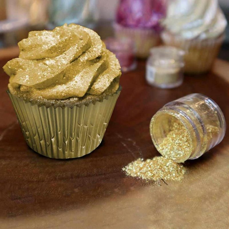 Decorations |  Gold Edible Glitter 5 Grams Baking & Kitchen Decorations