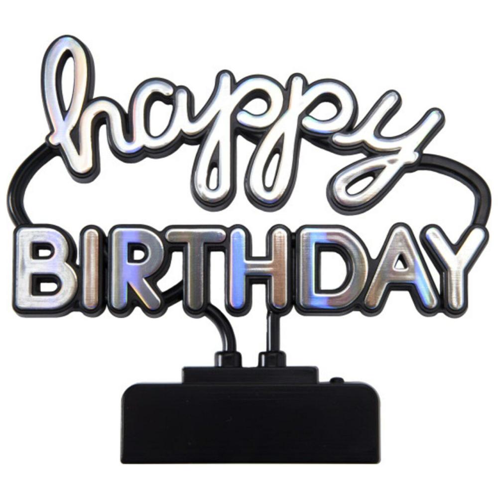 Decorations |  Happy Birthday Neon Sign Layon Baking & Kitchen Decorations