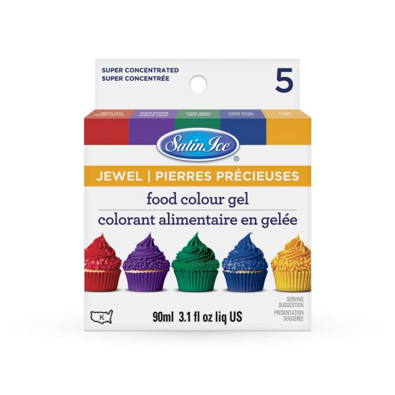 Decorations |  Jewel Food Color, 5ct. Baking & Kitchen Decorations