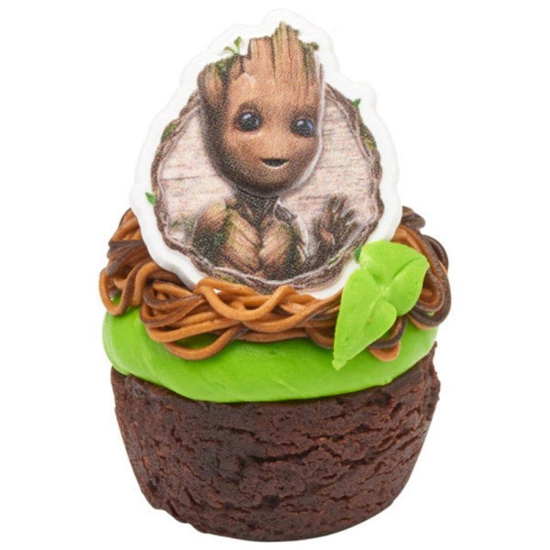 Decorations |  Marvel Studios’ I Am Groot Cupcake Rings 24ct Baking & Kitchen Decorations