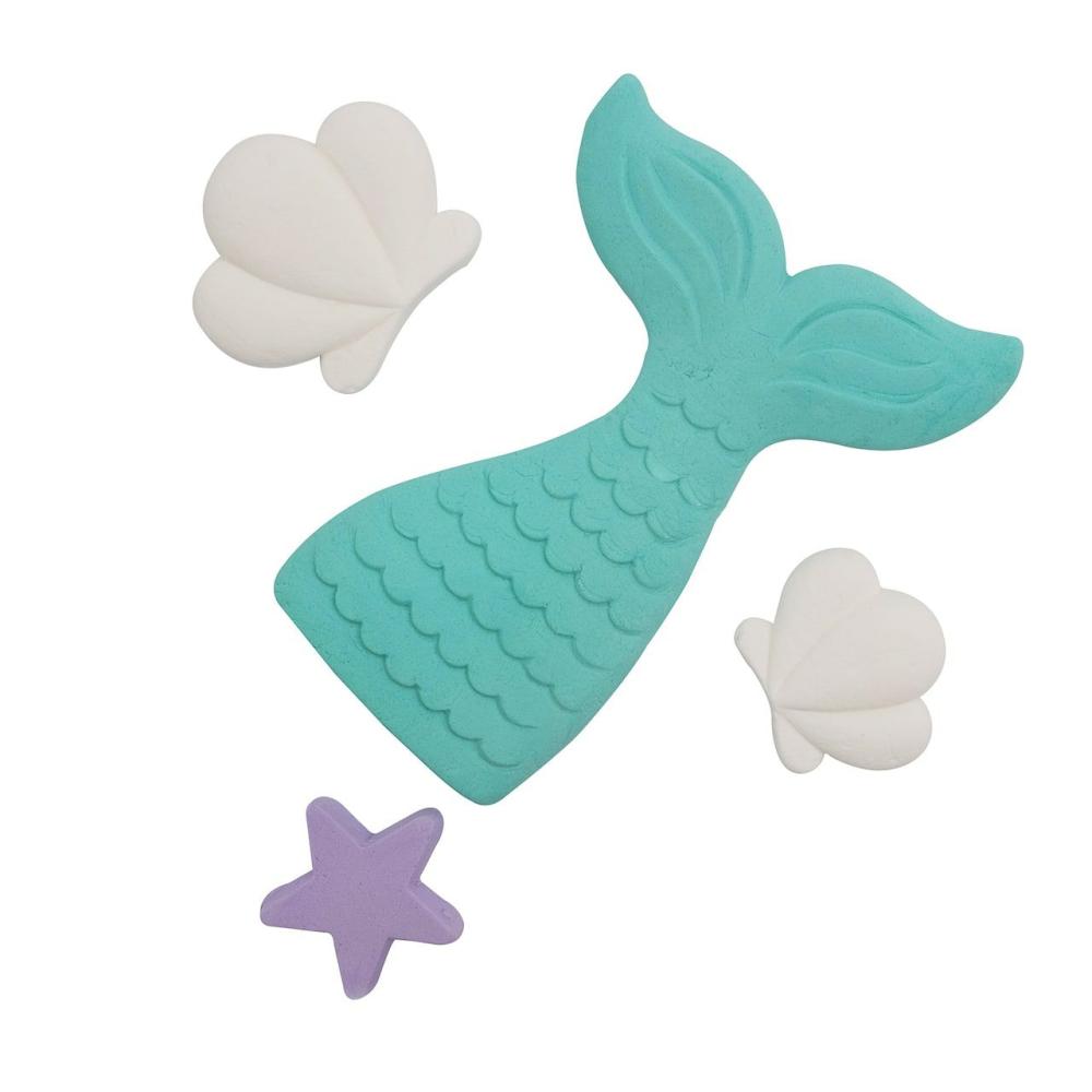 Decorations |  Mermaid Edible Cake Decoration Kit Baking & Kitchen Decorations