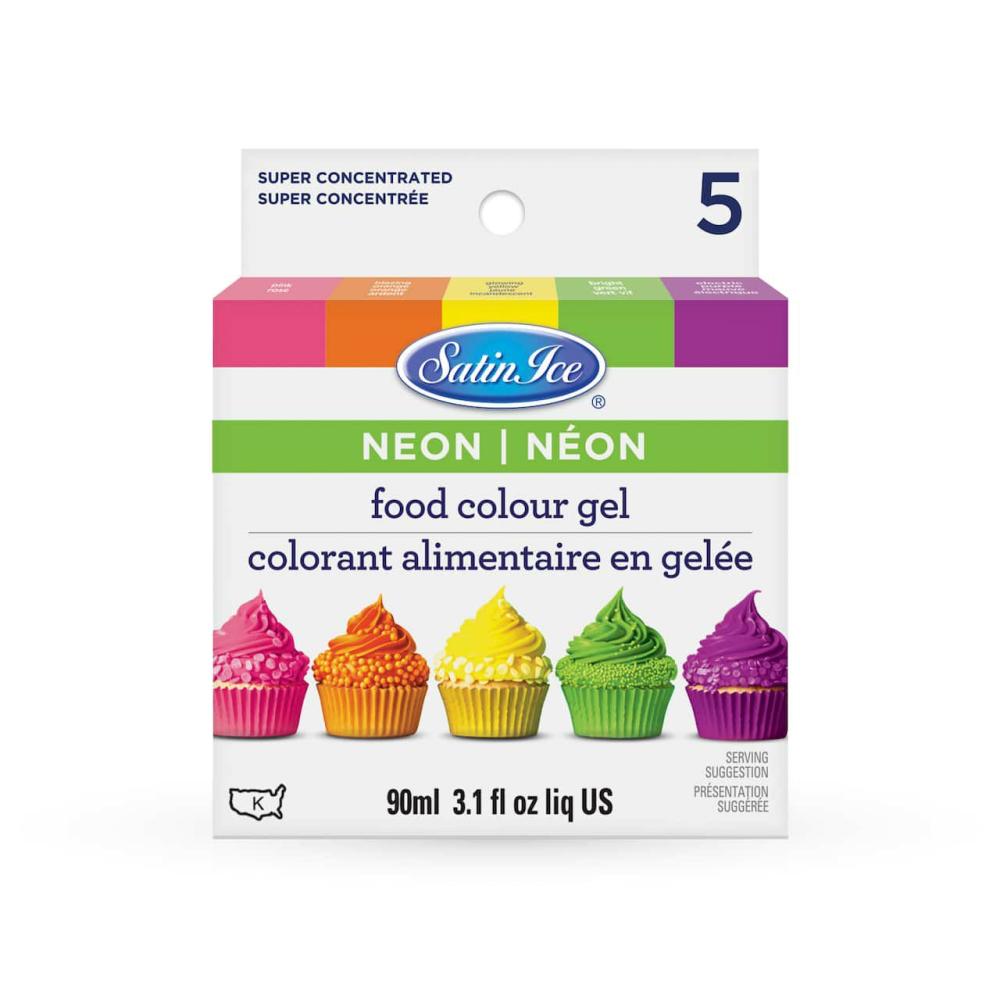 Decorations |  Neon Food Color Gel, 5ct. Baking & Kitchen Decorations