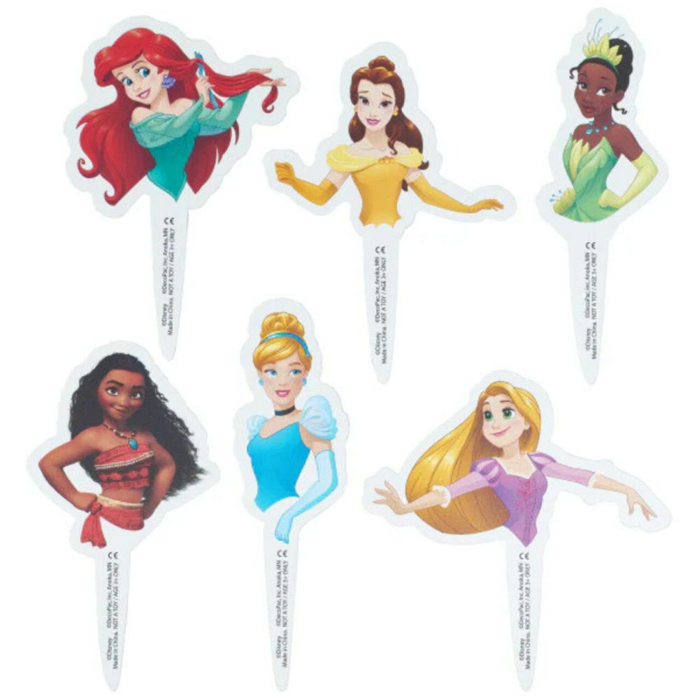 Decorations |  Princess Cupcake Decorating Pics Toppers 12 set Baking & Kitchen Decorations