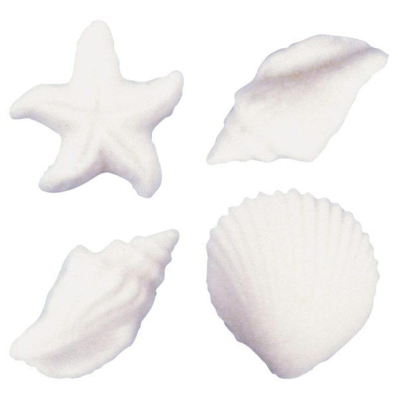 Decorations |  Seashells and Starfish Assortment Dec-Ons® Decorations 12ct Baking & Kitchen Decorations