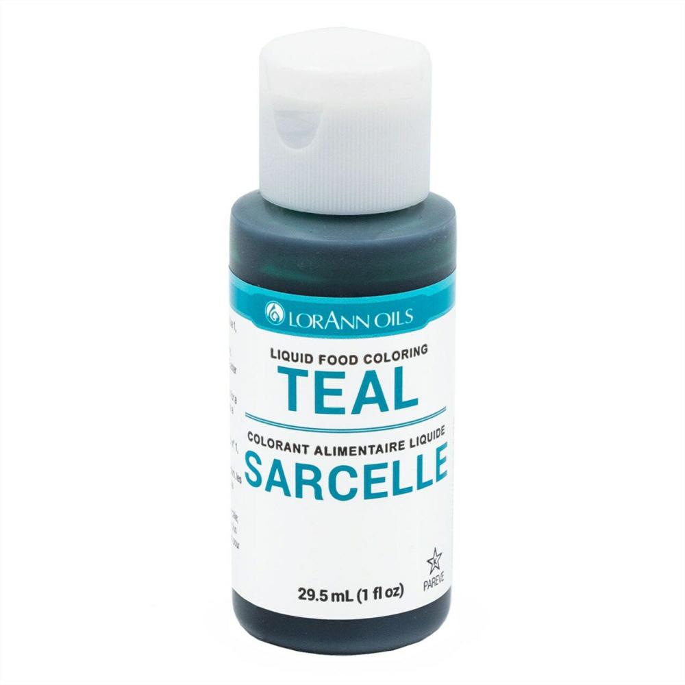 Decorations |  Teal Liquid Food Color, 1 ounce Baking & Kitchen Decorations