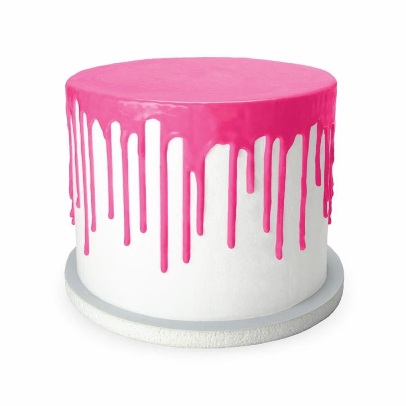 Decorations |  White Chocolate Cake Drip Pink Baking & Kitchen Decorations