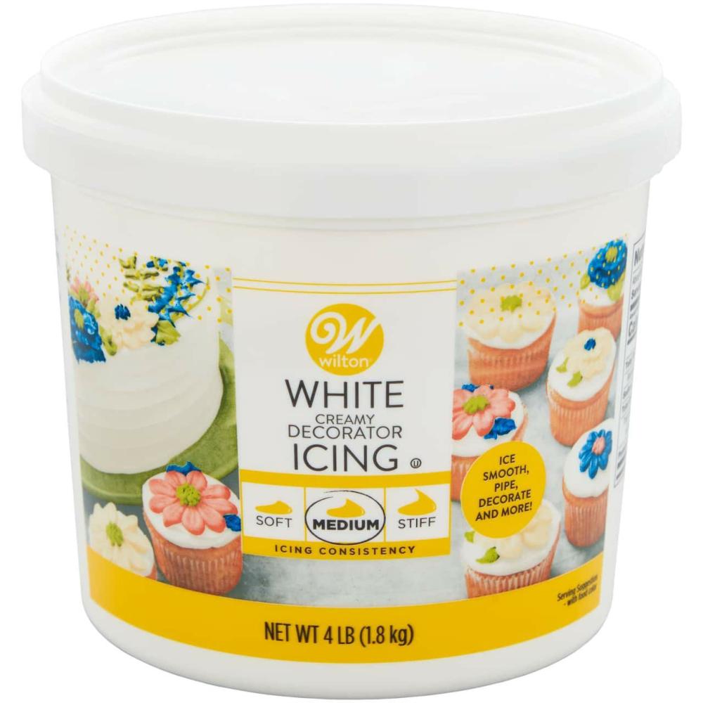 Decorations |  White Creamy Decorator Icing Baking & Kitchen Decorations