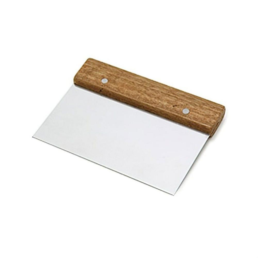 Kitchen Tools |  Bench Scraper 4X6 Inch, Stainless Steel with Wood Handle Baking & Kitchen Kitchen Tools