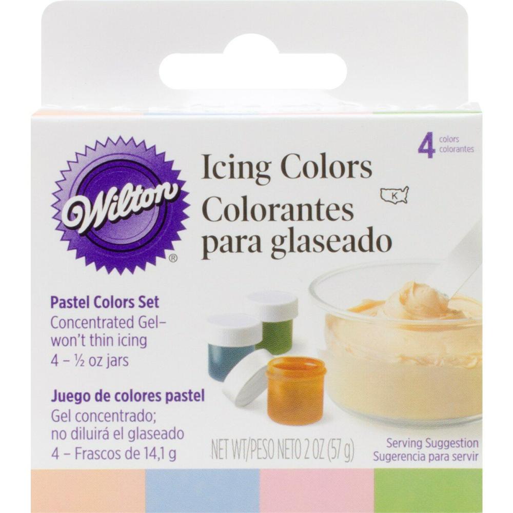 Kitchen Tools |  Icing Colors .5oz 4/Pkg Pastel Baking & Kitchen Kitchen Tools