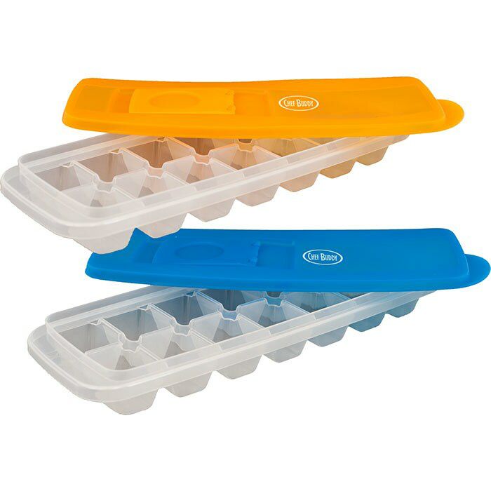 Kitchen Tools |  Set of 2 Ice Cube Trays with Lids by Baking & Kitchen Kitchen Tools