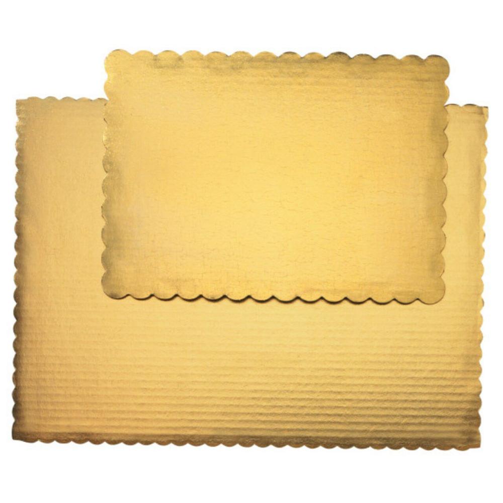 Packaging & Display |  1/2 Sheet Gold Cake Board 12ct Baking & Kitchen Packaging & Display