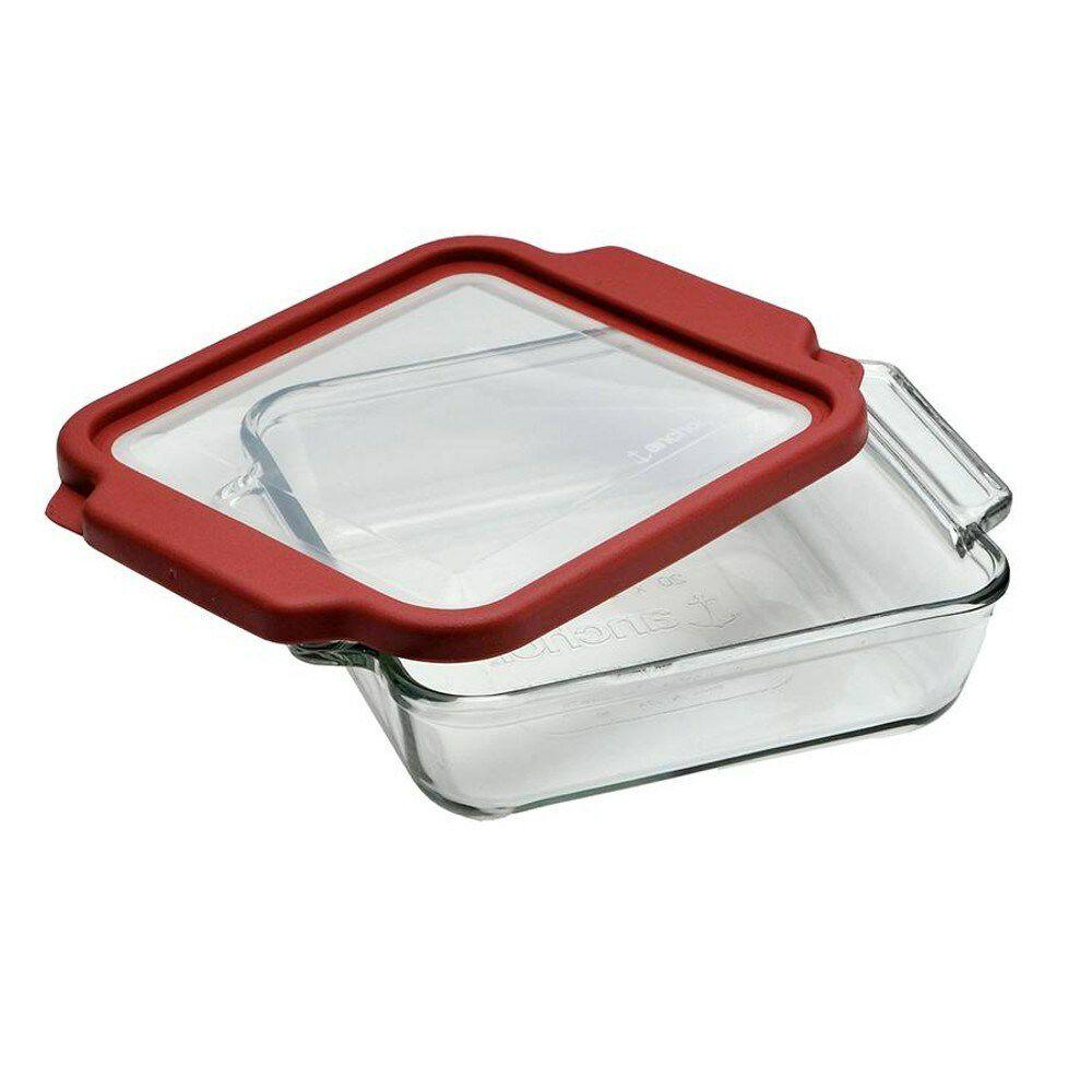 Bakeware & Cookware |  Glass Baking Dish with Plastic Storage Lid, 2 Qt Multicolor Bakeware & Cookware Bakeware & Cookware