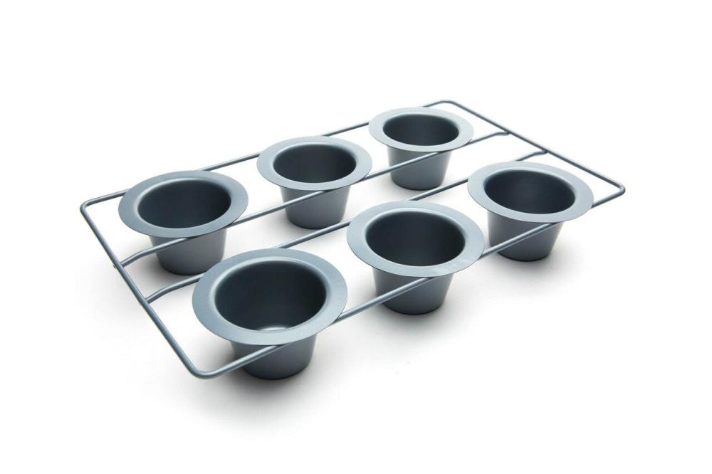 Bakeware & Cookware |  Dark Grey Popover Pan Set of 6 Bakeware & Cookware Bakeware & Cookware