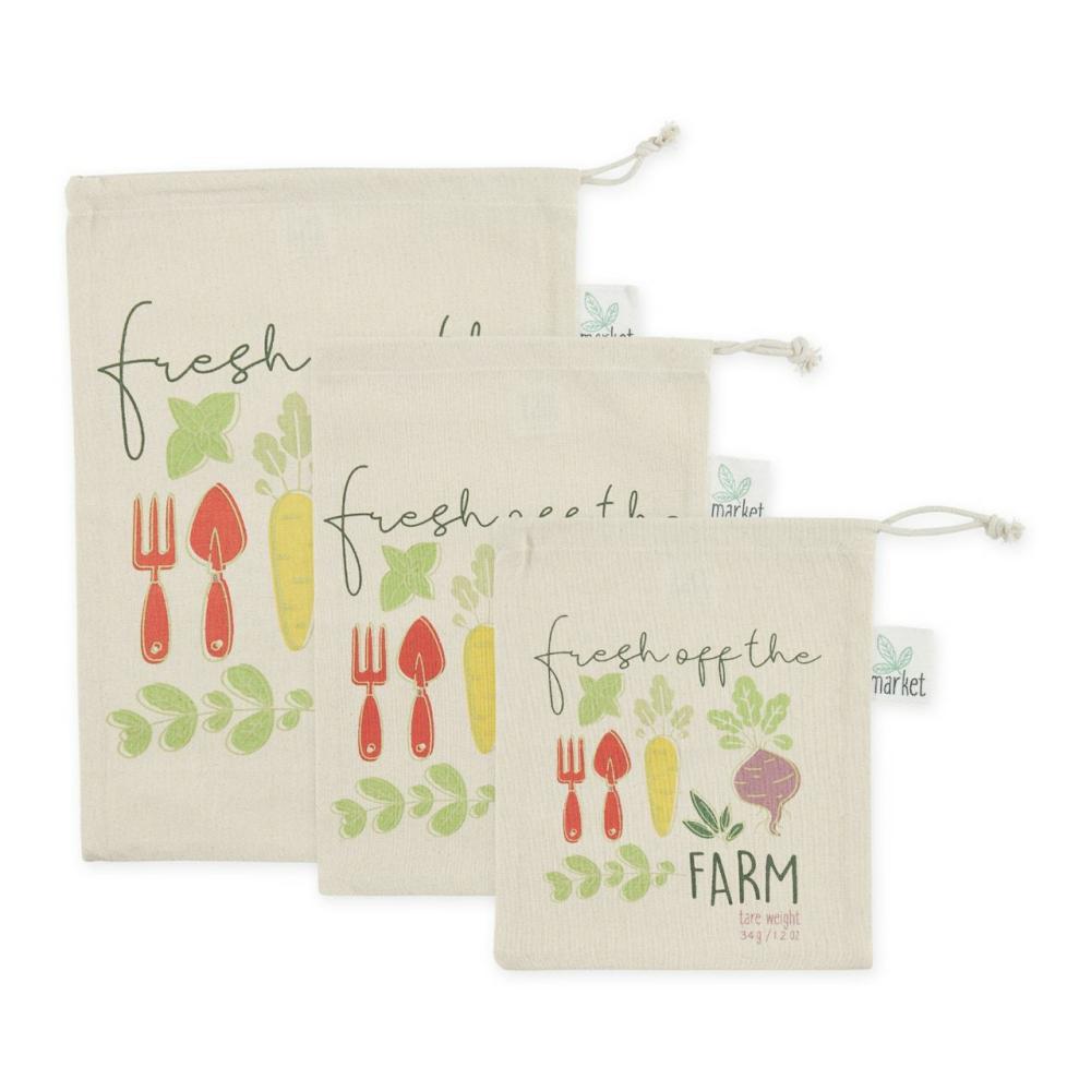 Kitchen Storage & Organization |  Farm Fresh Market Produce Bags Set Baking & Kitchen Kitchen Storage & Organization