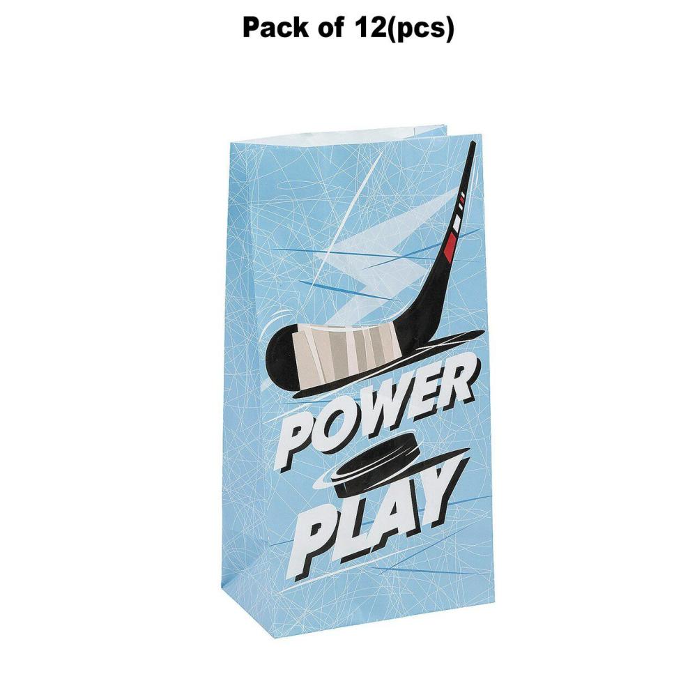 Packaging & Display |  Hockey Treat Bags – 12 Pc. Baking & Kitchen Packaging & Display