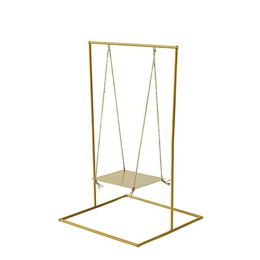 Packaging & Display |  3 feet Gold Metal Swing CAKE STAND Hanging Dessert Display Baking & Kitchen Packaging & Display