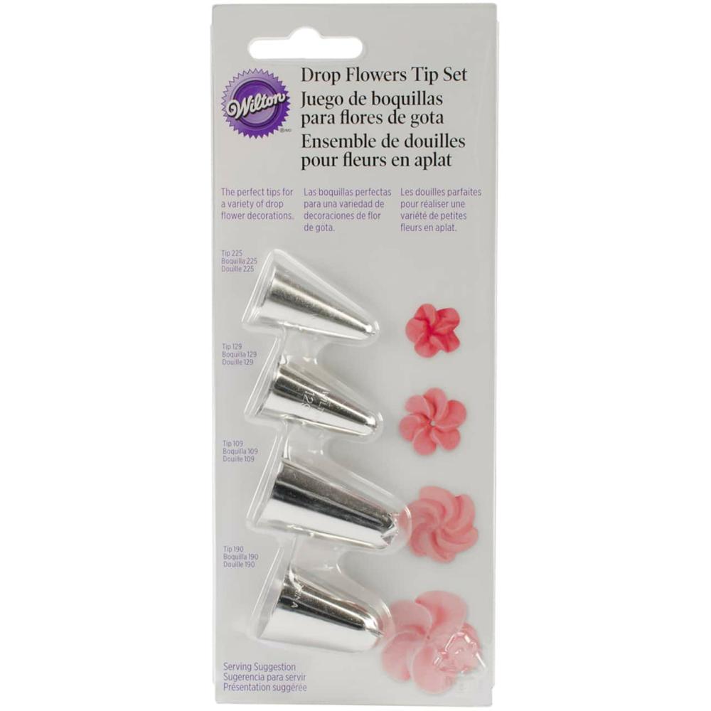 Decorating Tools |  Drop Flowers Icing Decorating Tip Set Baking & Kitchen Decorating Tools