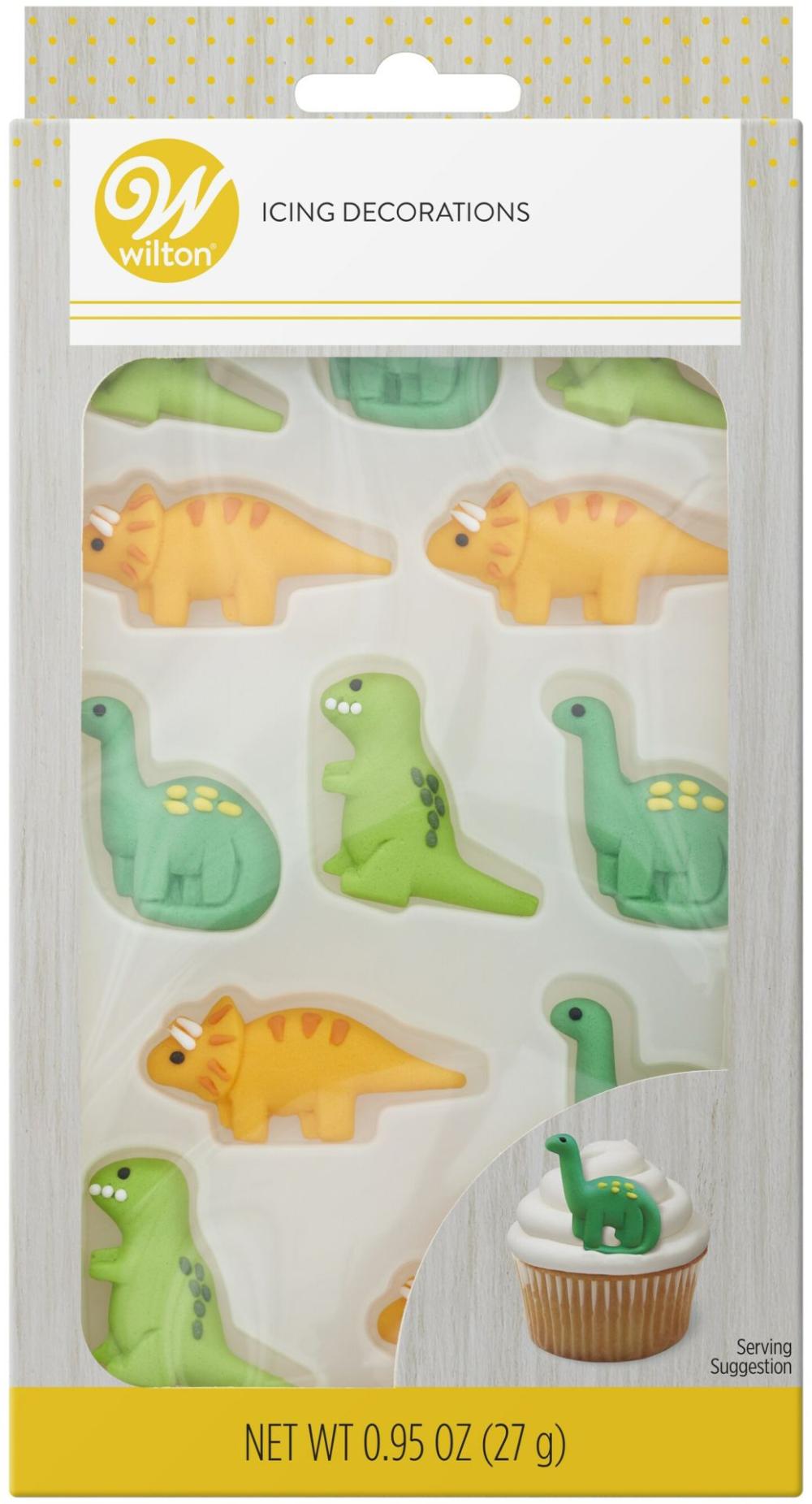 Kitchen Tools |  Royal Icing Decorations 12/Pkg-Dinosaurs Baking & Kitchen Kitchen Tools